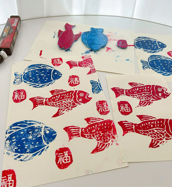 拓印画